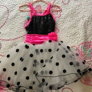 Little girls dance costume